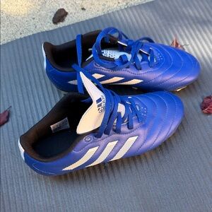 Adidas Kids Blue soccer shoes